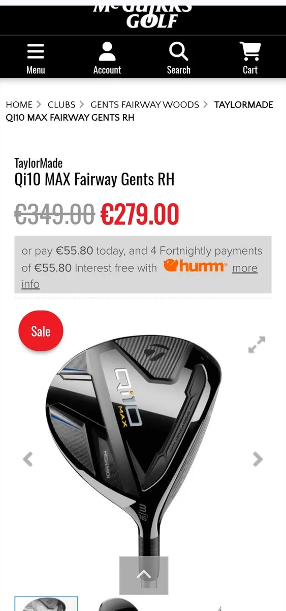 Taylormade Qi10 Max 3 Wood. As New. - Image 2