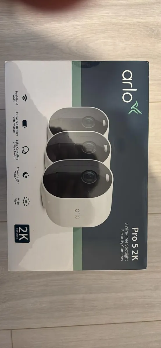 Arlo Pro 5 Security Cameras - 3 No ***UNOPENED***