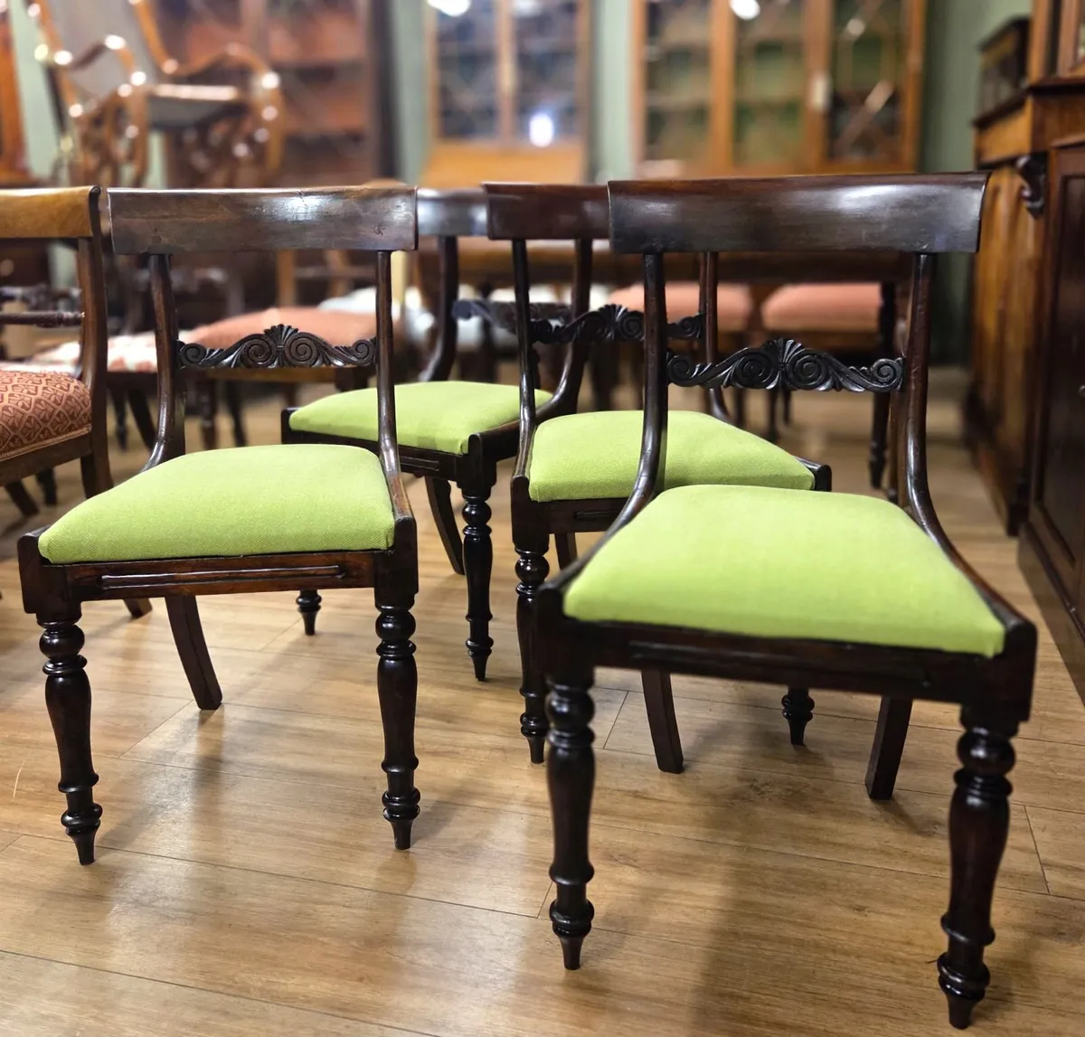Set of 4 Georgian Chairs- Circa 1830 - Image 3