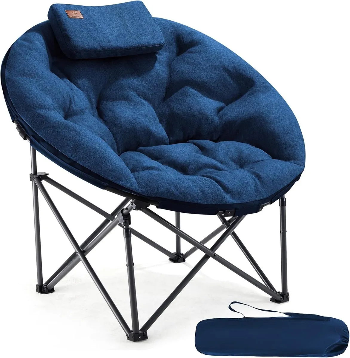 XL Moon Chair for Adults 6cm Padded Garden Saucer - Image 1