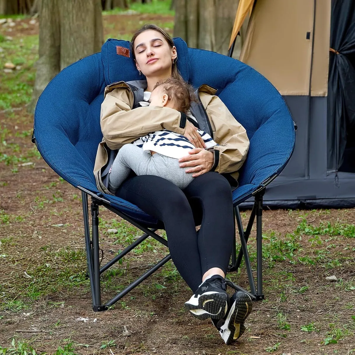 XL Moon Chair for Adults 6cm Padded Garden Saucer - Image 2