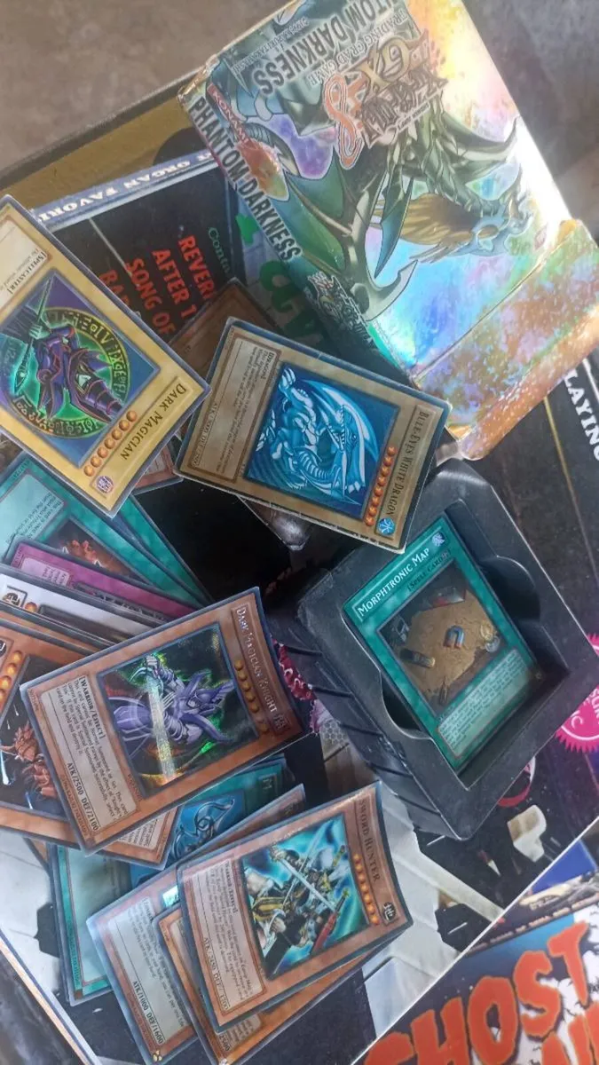 Collection of yu gi oh cards