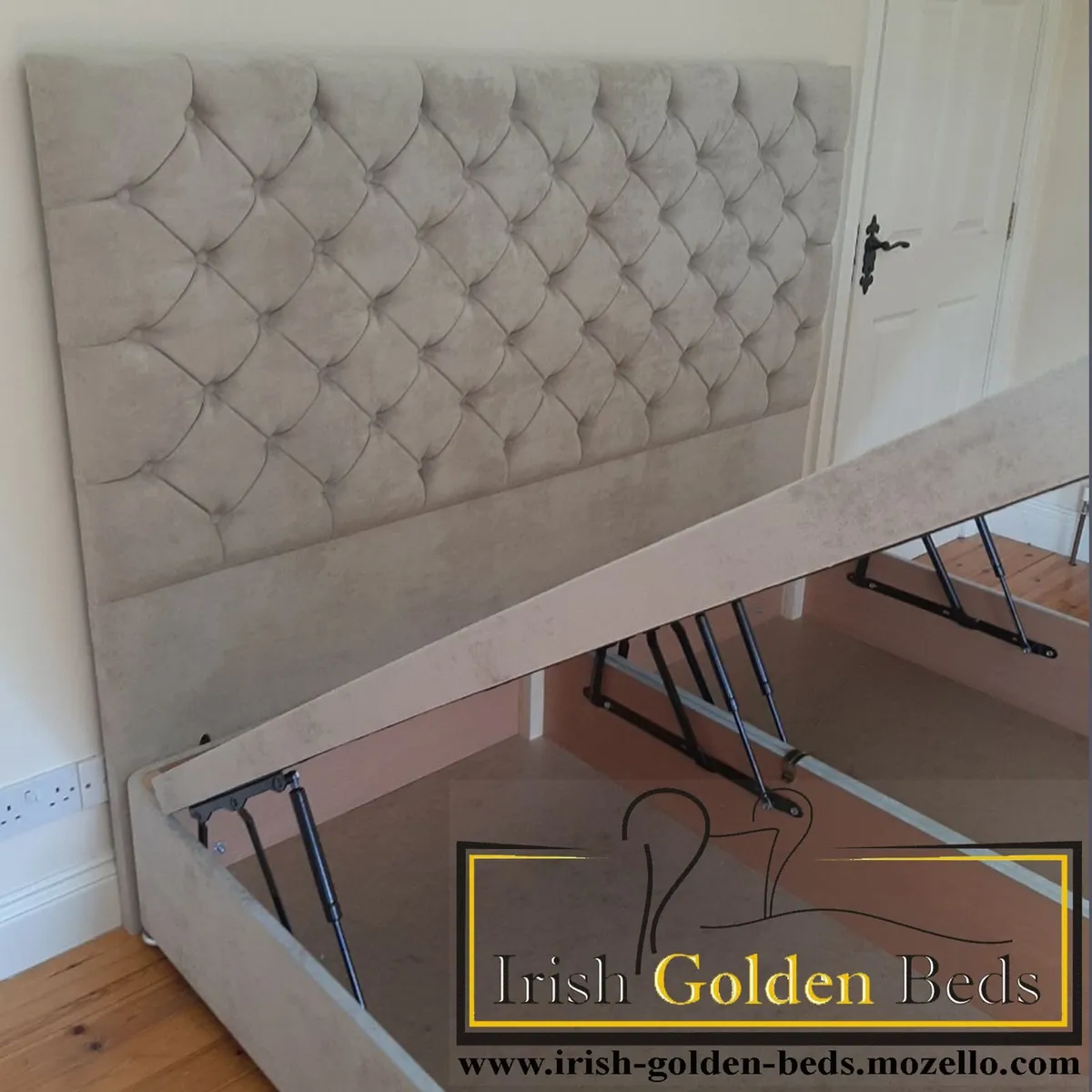 bed frame and headboard, free delivery - Image 4