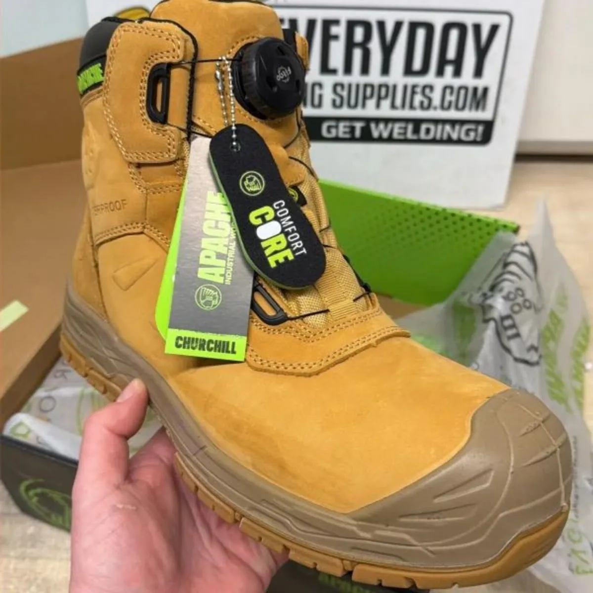 Apache CHURCHILL WHEAT Waterproof 'FITGO' Safety - Image 3