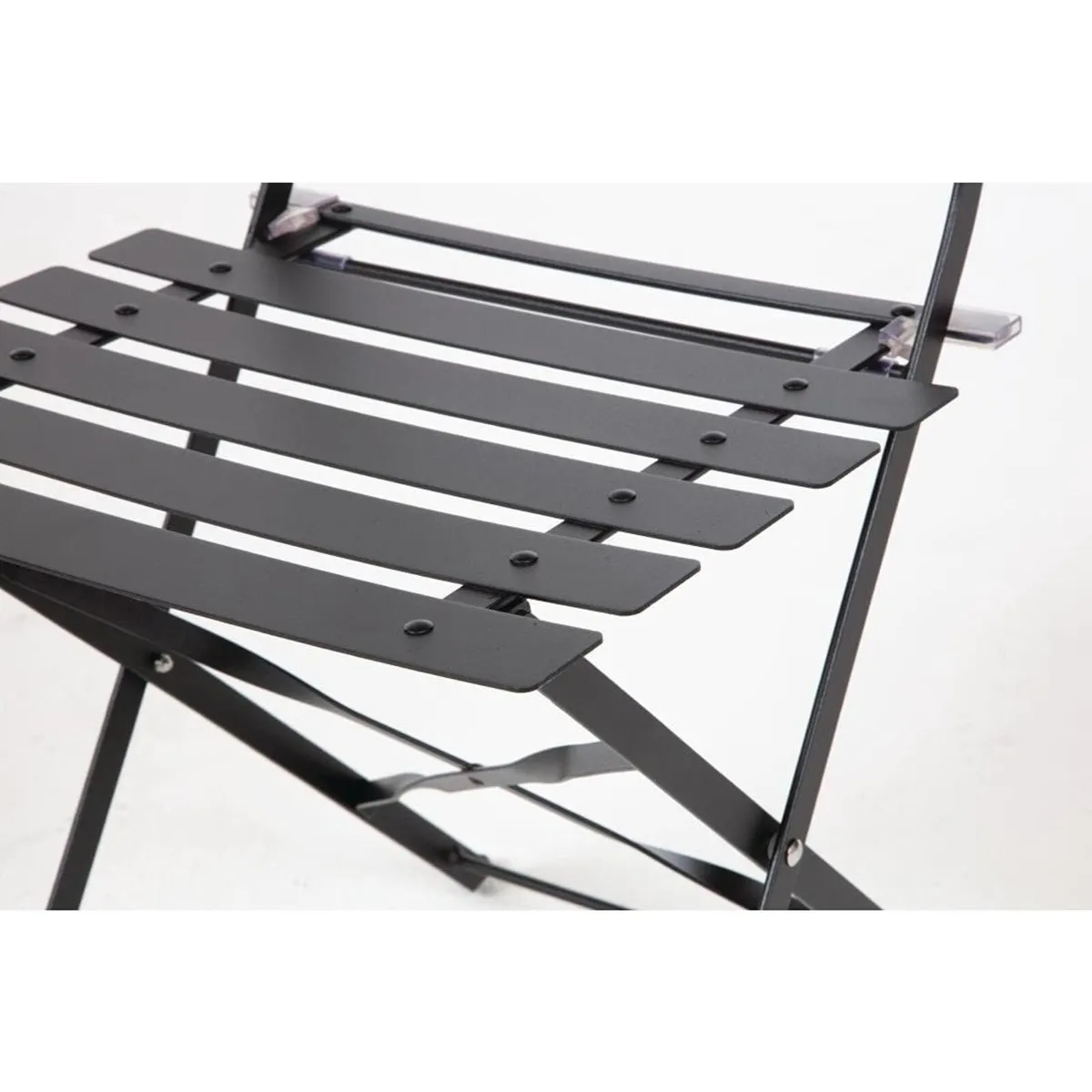 Pavement Style Steel Chairs Black for Indoor - Image 4