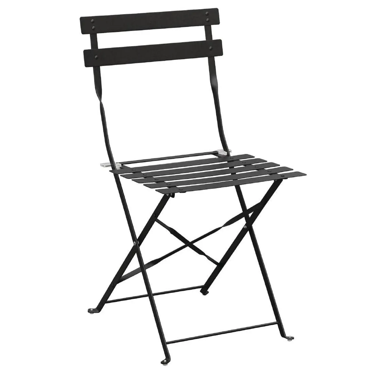 Pavement Style Steel Chairs Black for Indoor - Image 1