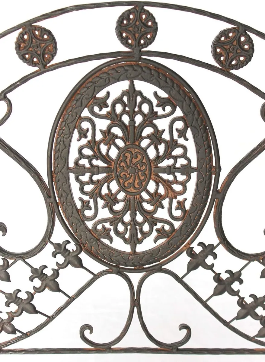 Avis Metal Garden Chair Bistro Vintage Iron - Image 4