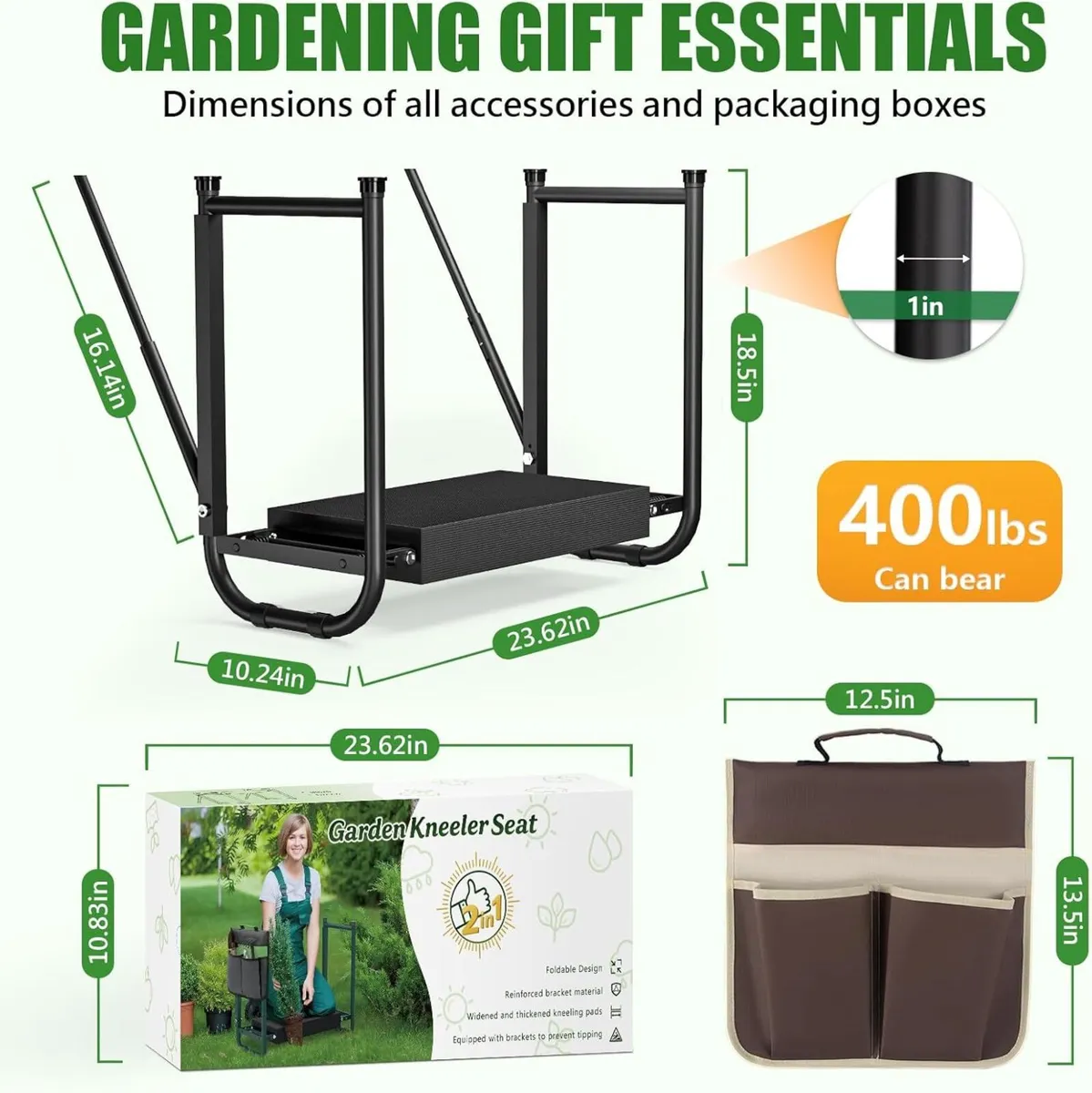 Foldable Garden Kneeling and Seat Anti-Tipping - Image 2