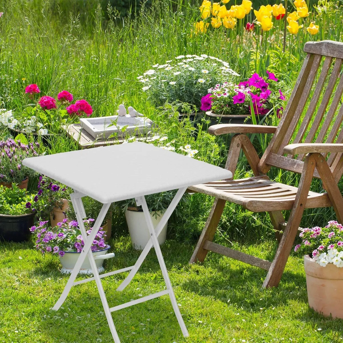 Relax Days Garden table foldable Bastian square - Image 2