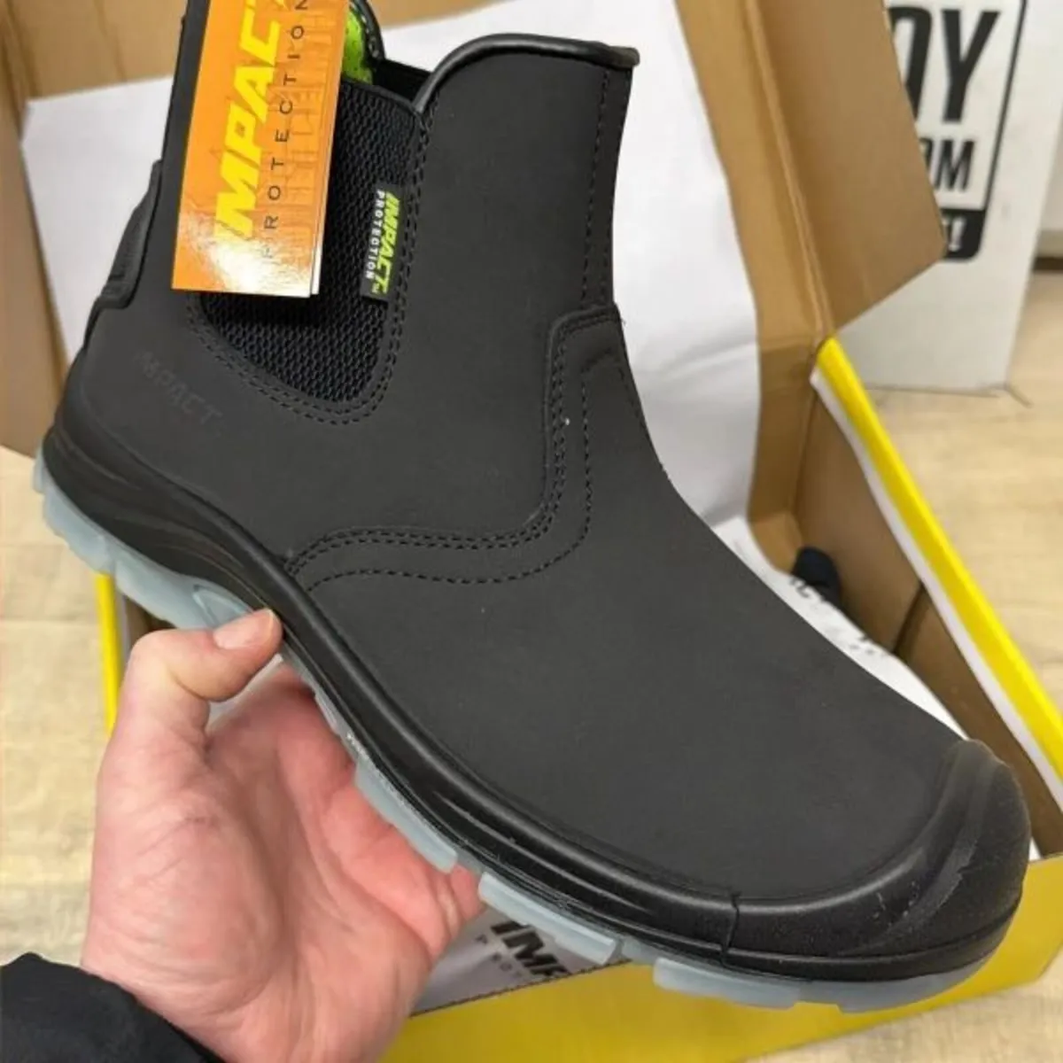 Impact Protection HI-TEC Slip On Steel Toe Safety - Image 3