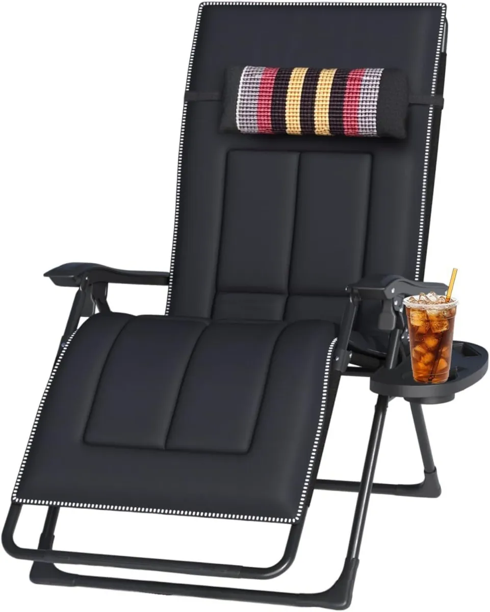 Recliner Garden Chairs Sun Lounger Chair Extra - Image 1