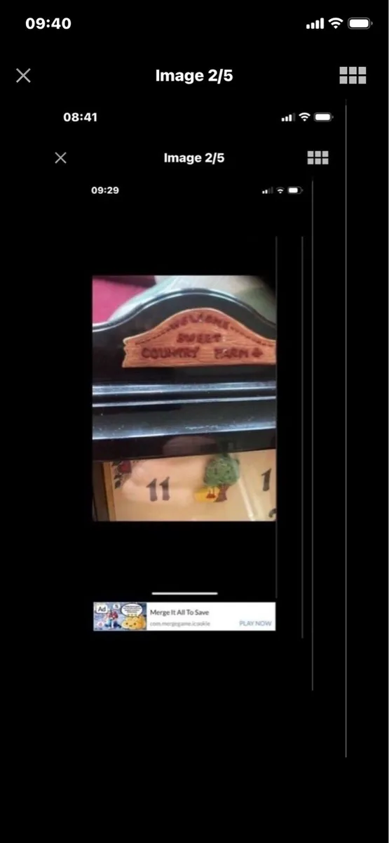 Sweet Country Farm Clock & Key Box - Image 2