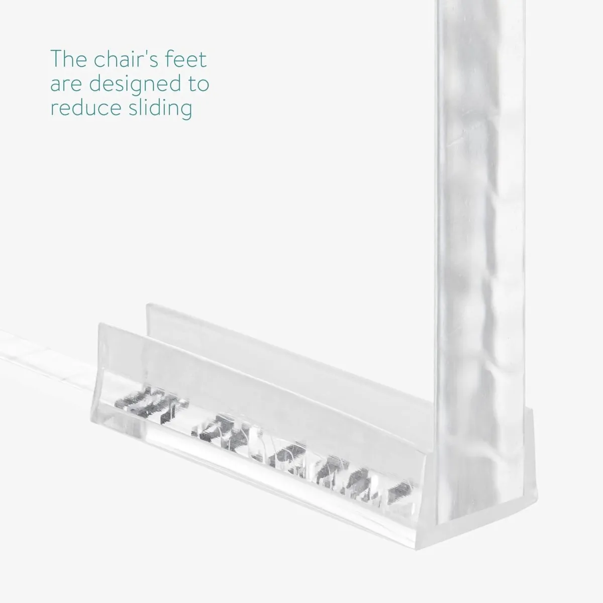 Clear Acrylic Shower Stool - Waterproof Transparen - Image 4