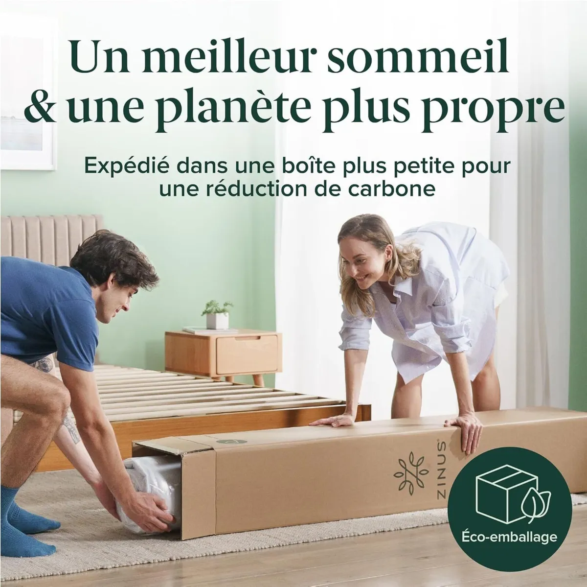 Foam Mattress Memory White Single - Image 4