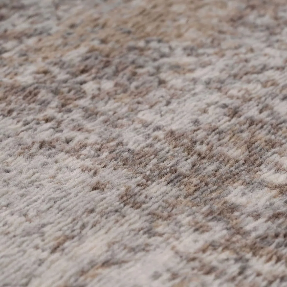 Warm Neutral Greige Abstract Living Room Area Rug - Image 4