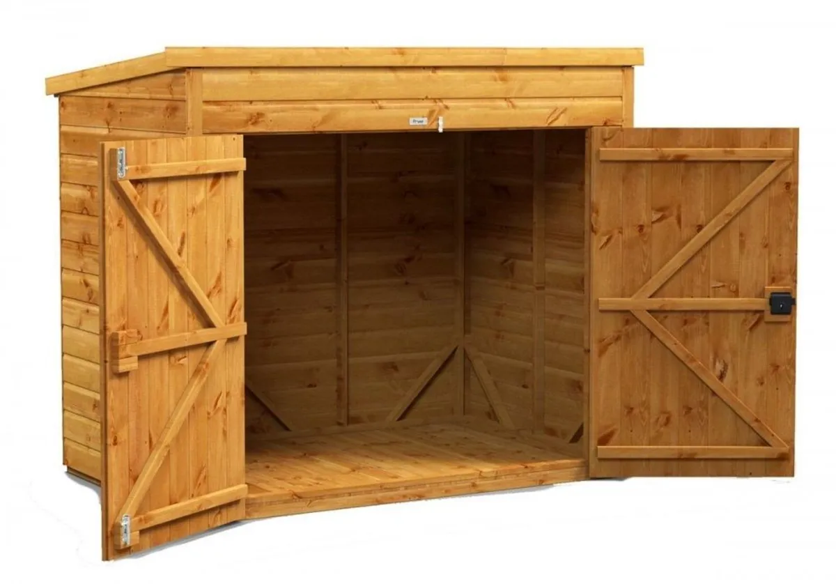 3🚲 6×4 Timber Bike Sheds – FREE Fast Delivery - Image 2