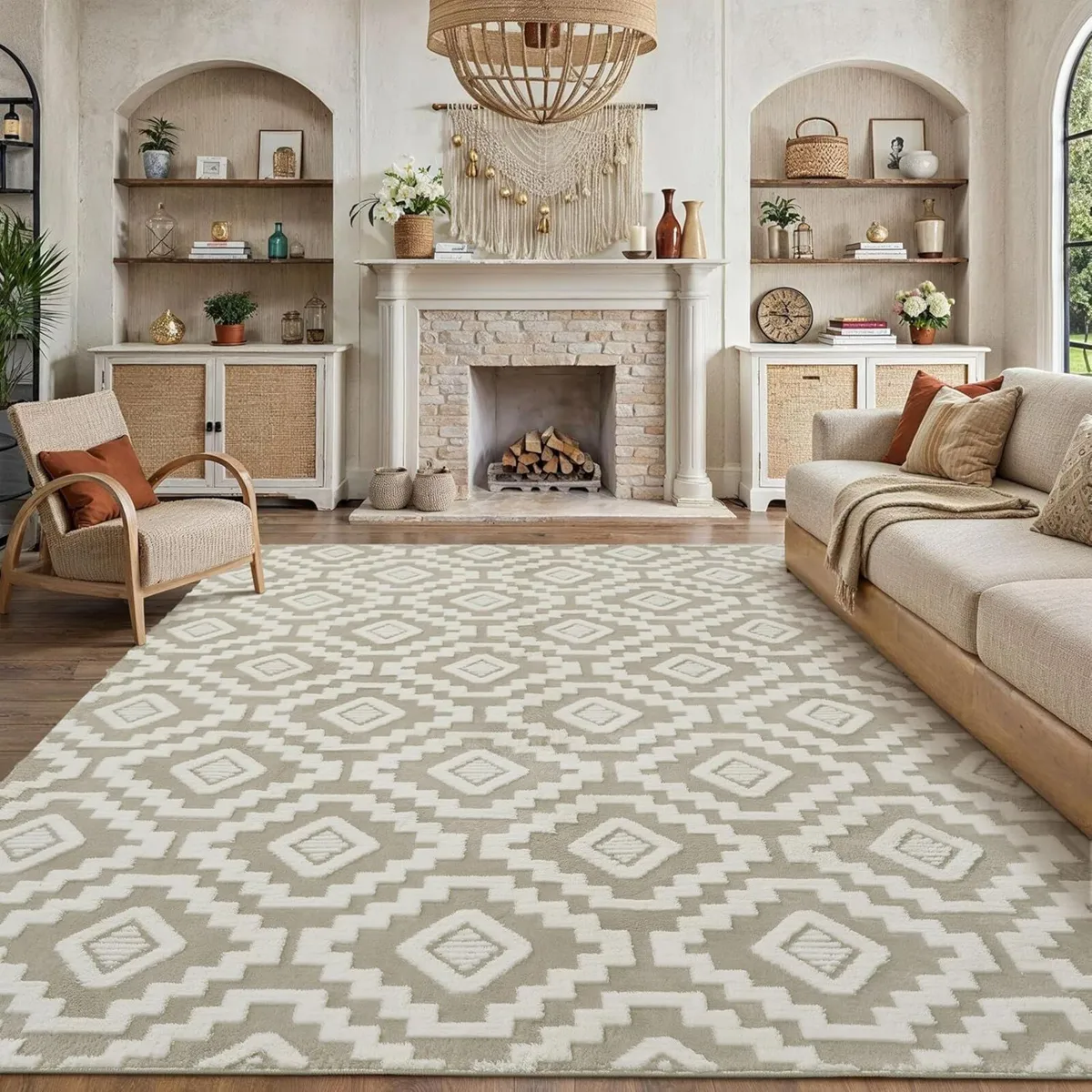 Rugs Living Room 200x300cm Fluffy Area for - Image 3
