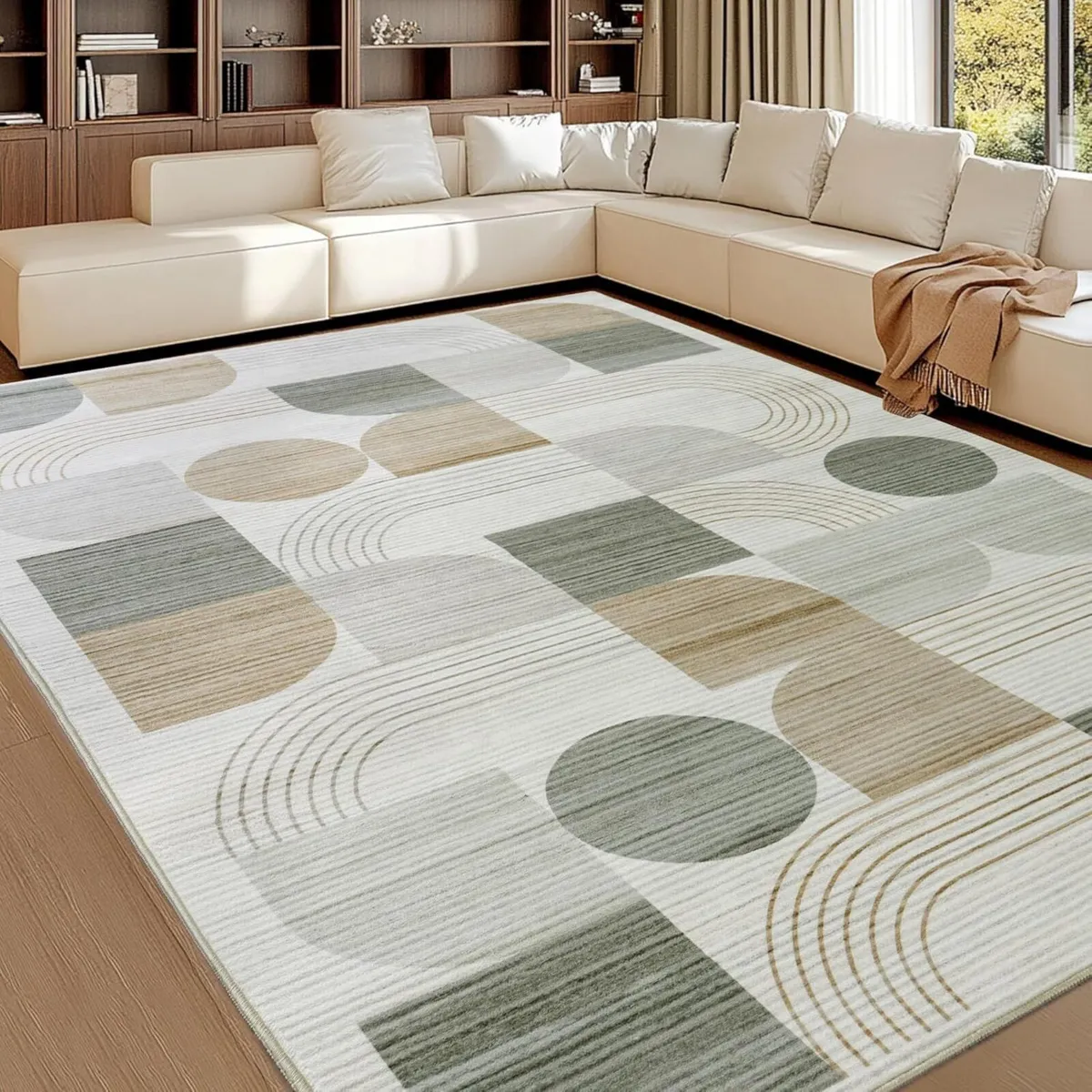Luxury Large Area Rugs for Living Room Modern - Image 1