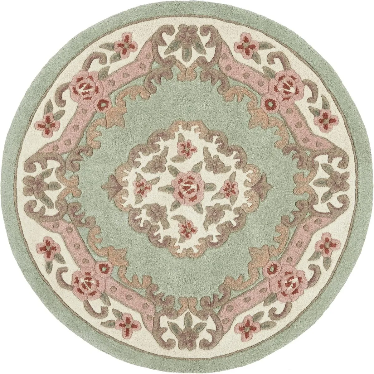 Lotus Premium Traditional Rug Aubusson Wool Heavy - Image 2
