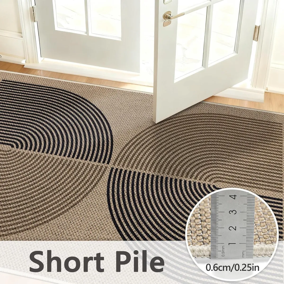 Outdoor Rugs Living Room 160x230cm Non-Slip - Image 3