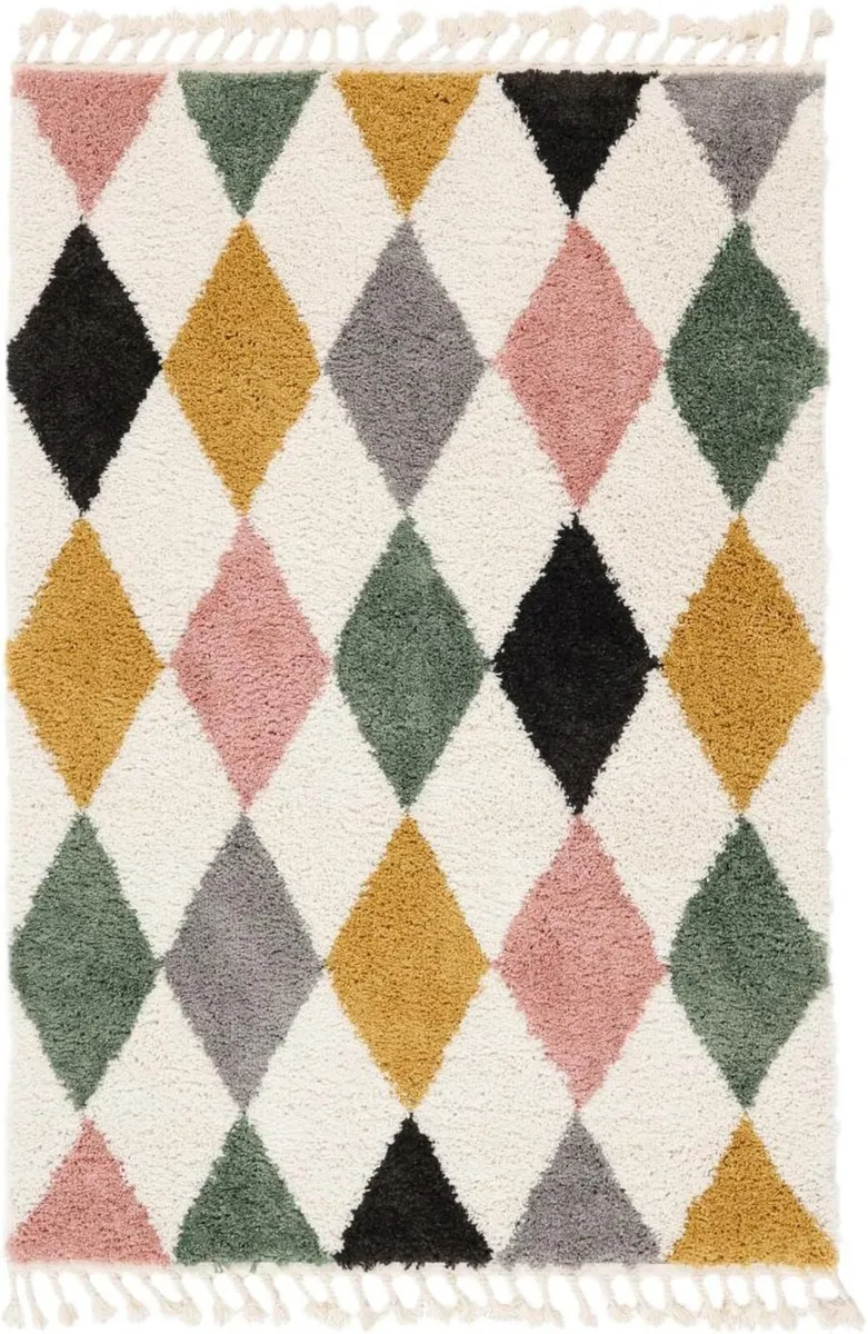 Jester Kids Rug Shaggy/Handloom 4′7″ x 6′7″ ft - Image 1