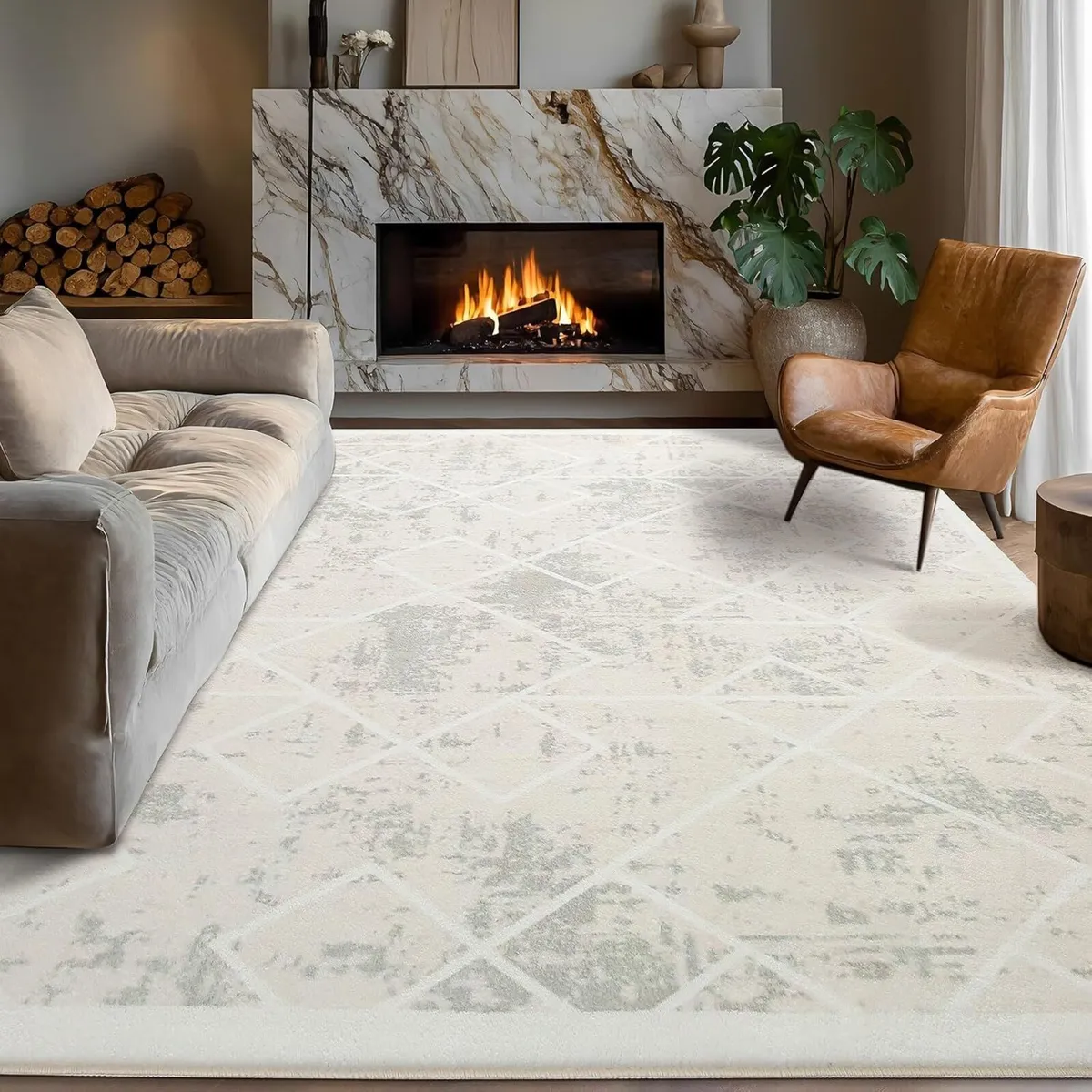 Rugs Living Room Bedroom Rug Modern Short Pile - Image 2