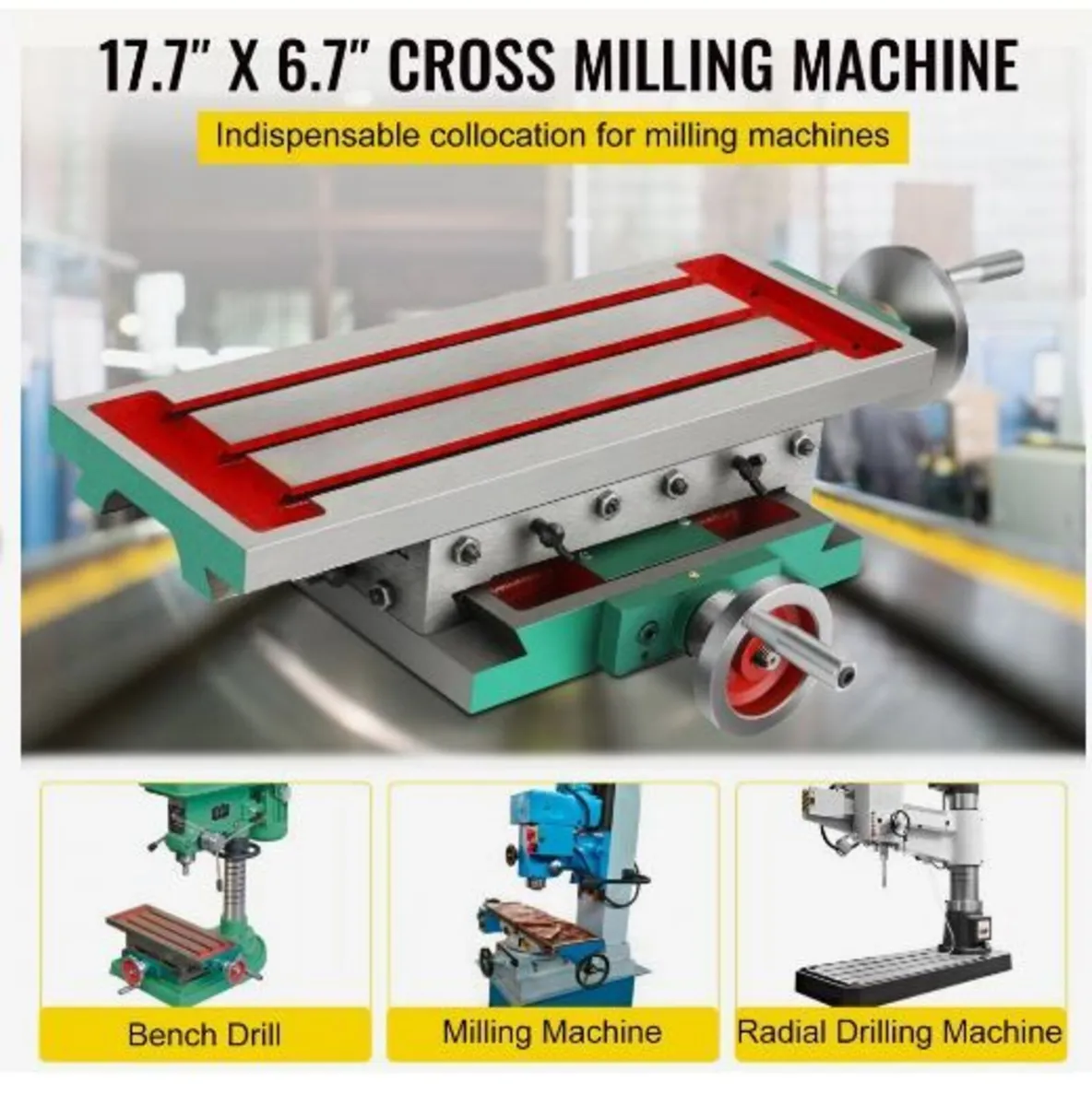Milling Table 17.7×6.7Inch (450 x 170 mm) - Image 3