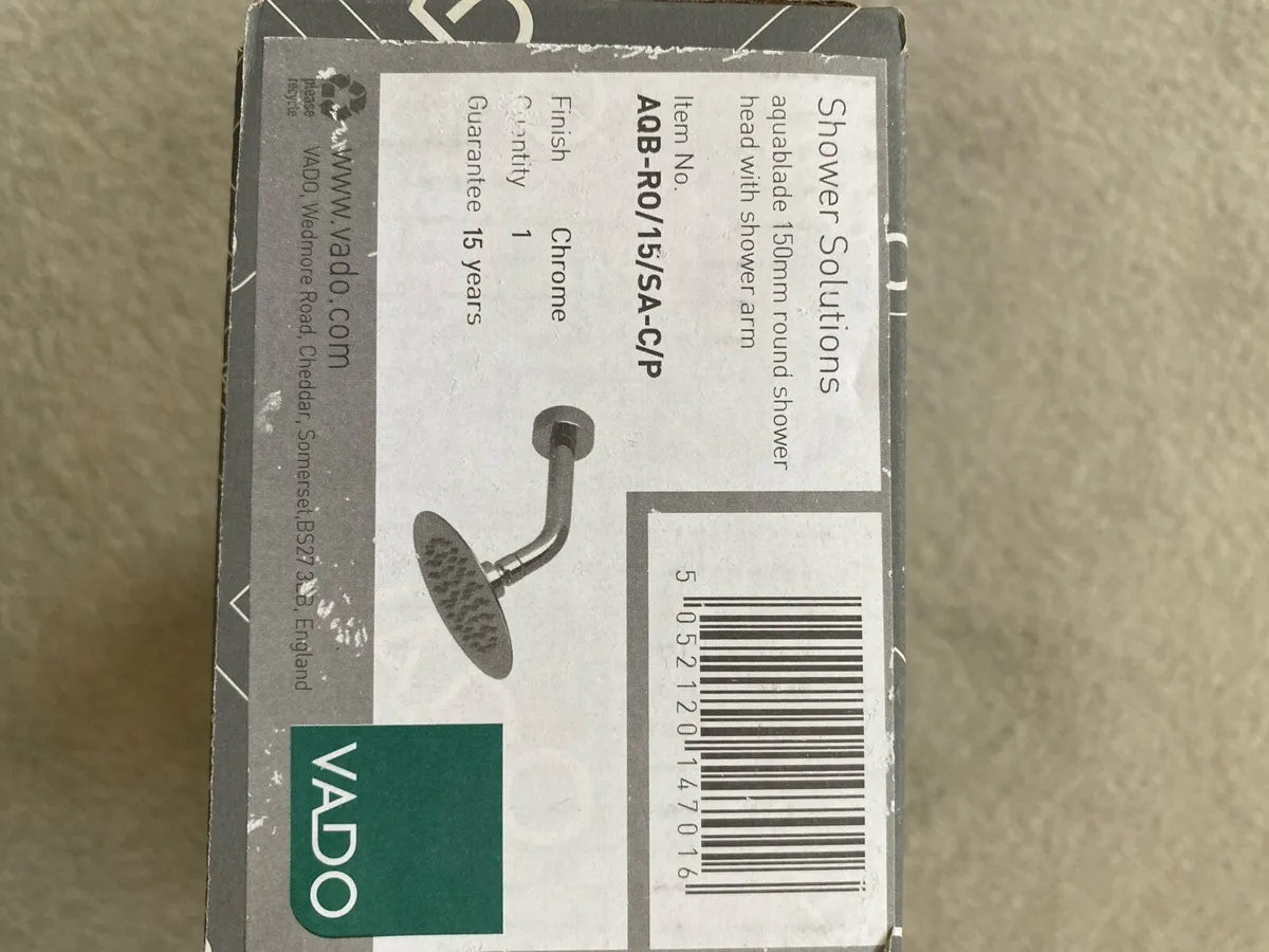 VADO rain shower head slim