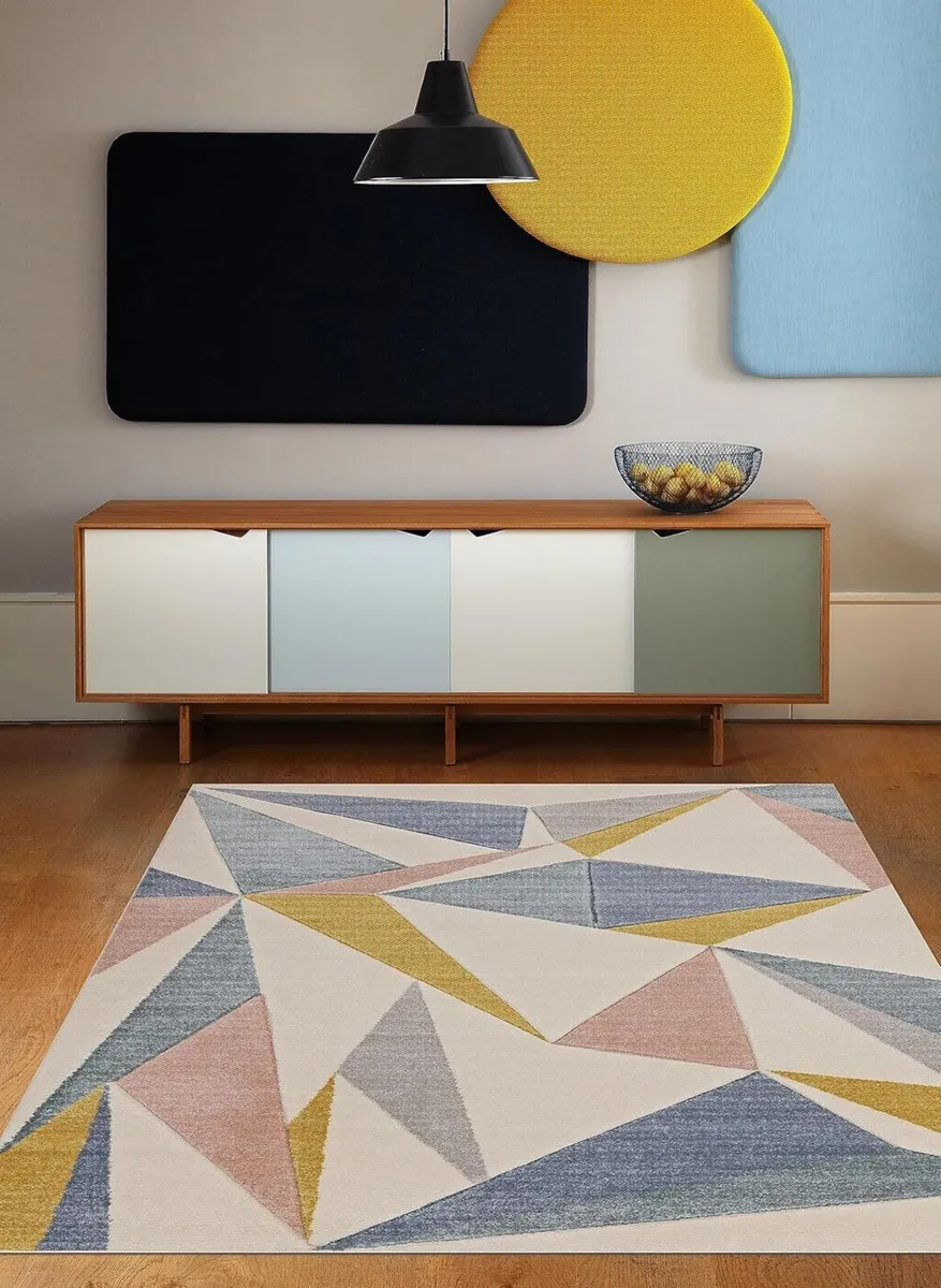 Sketch SK20 Modern Geometric Rug Contemporary - Image 4