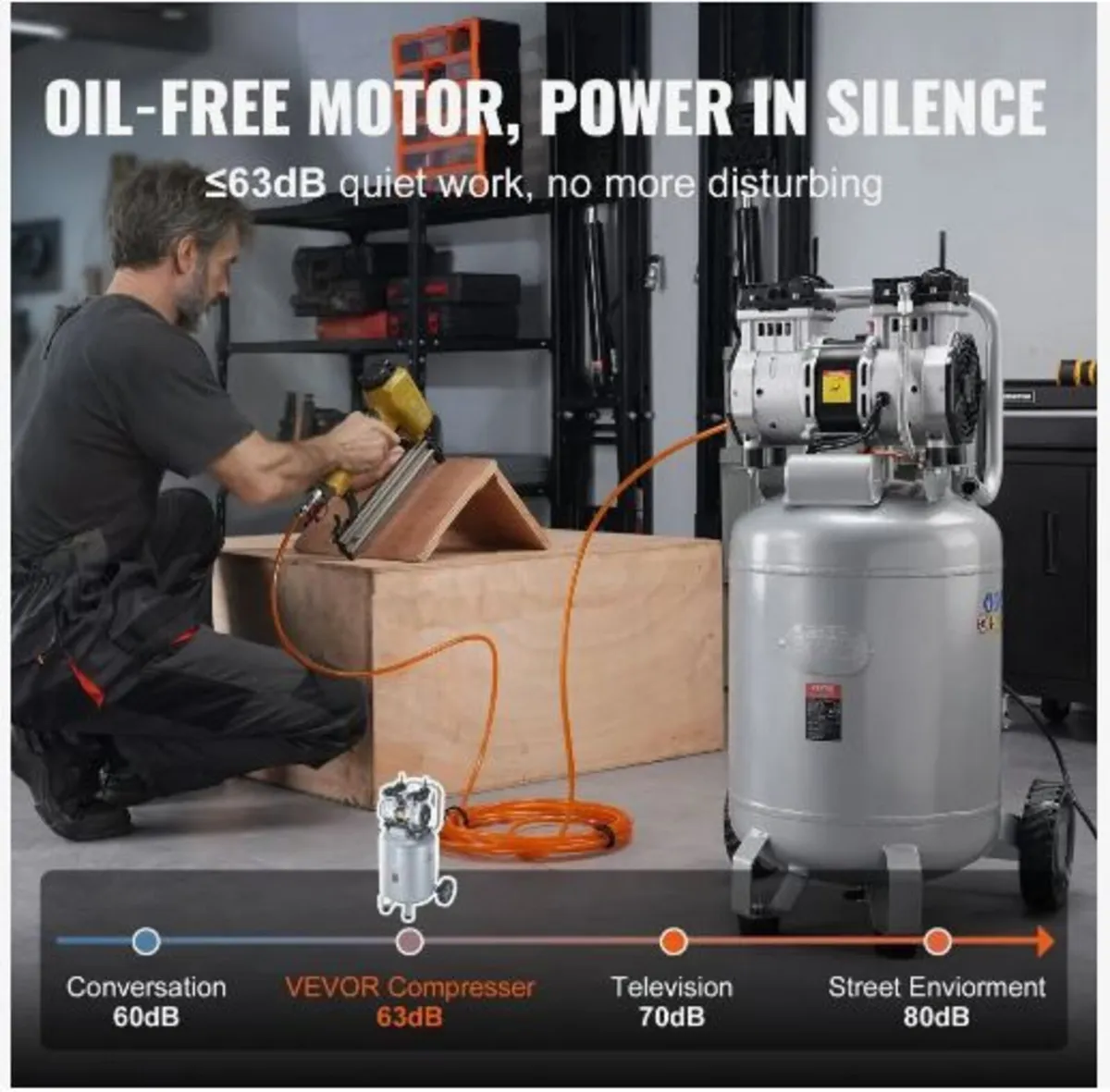 49.2 L Air Compressor 2HP - Image 3