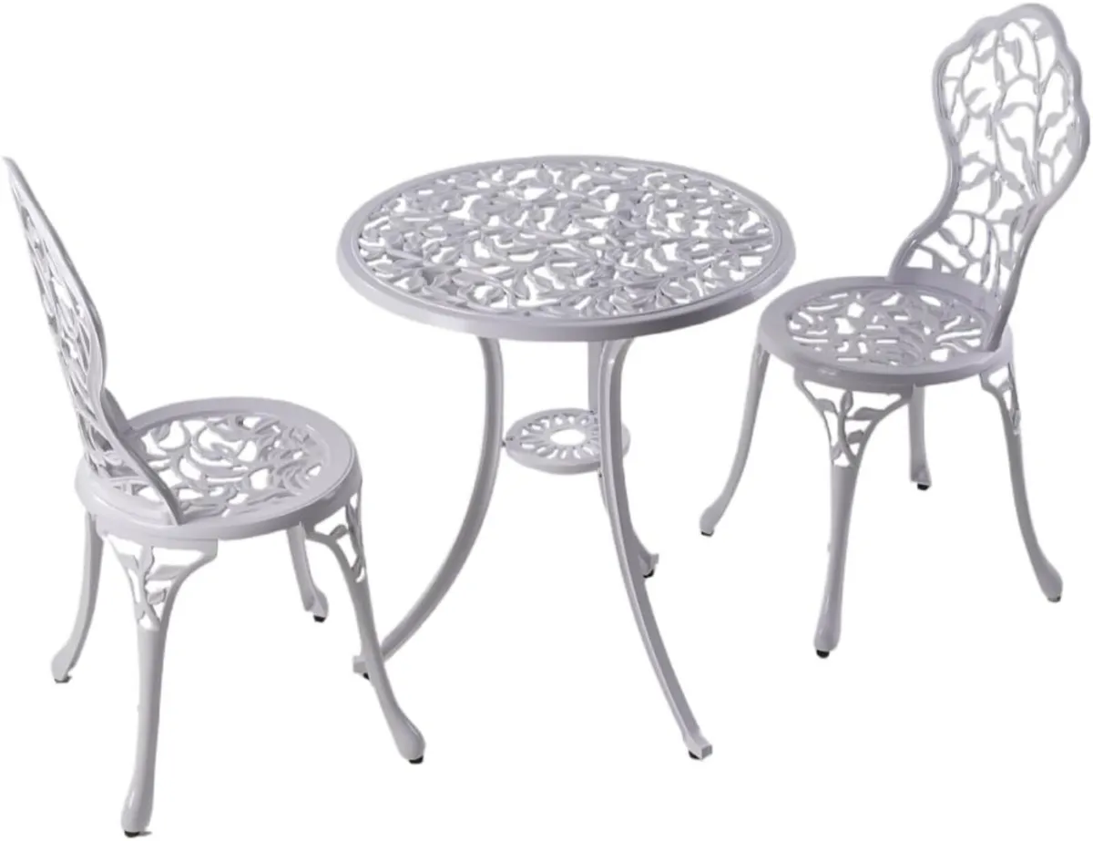 Garden Furniture Set 3-Piece Aluminium Casting - Image 3