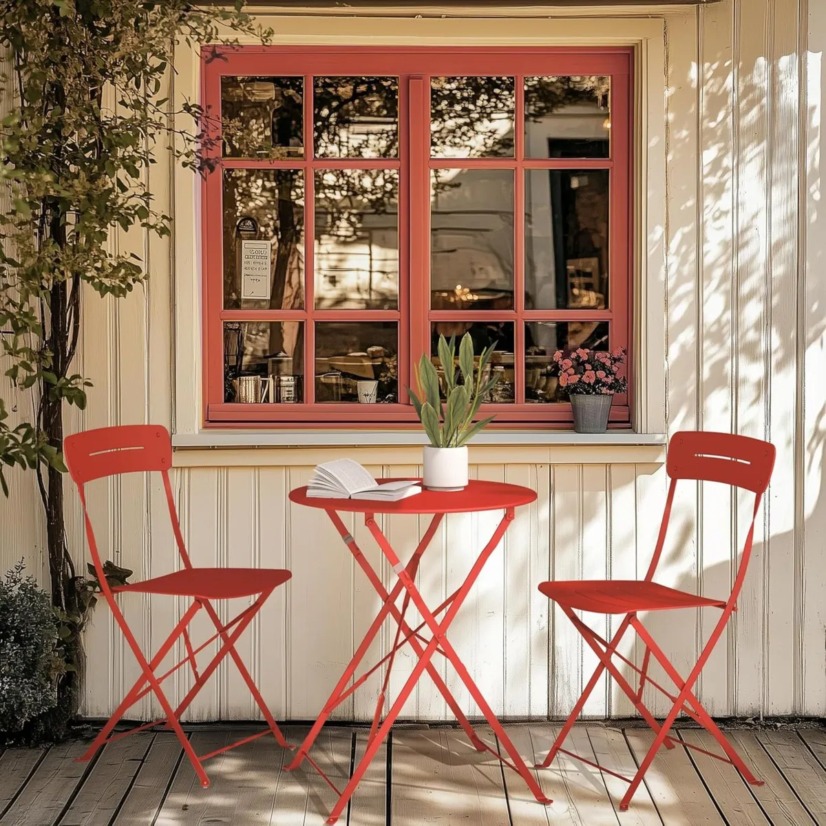 n Garden Furniture Set Outdoor Bistro Table and - Image 2