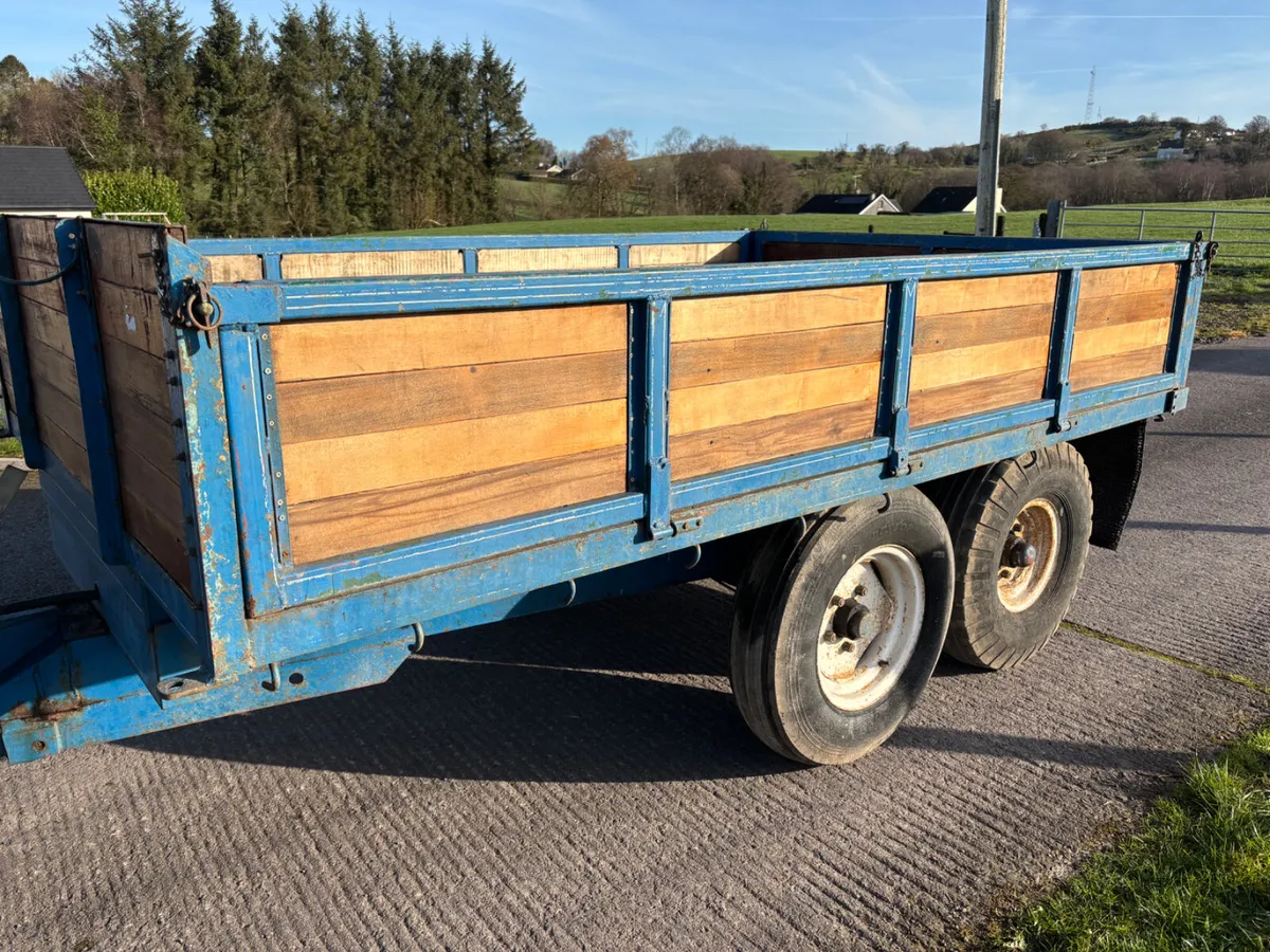 Tractor tipping trailer 10ft x 6ft 6”dropside - Image 2