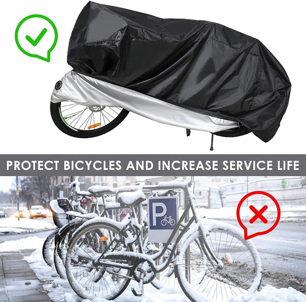 Waterproof Bike Cover Outdoor Durable All Bikes - Image 3