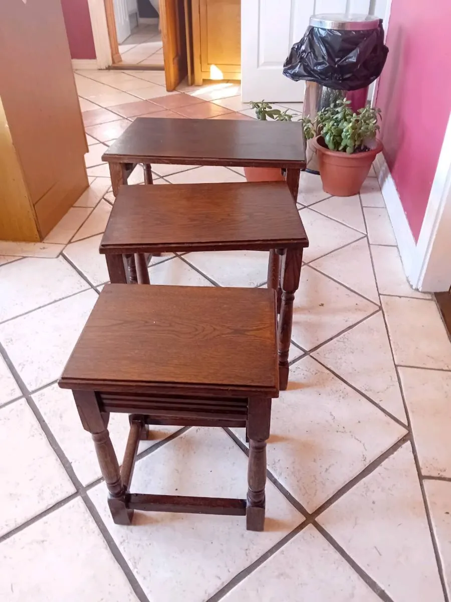 Nest of tables dark oak - Image 3