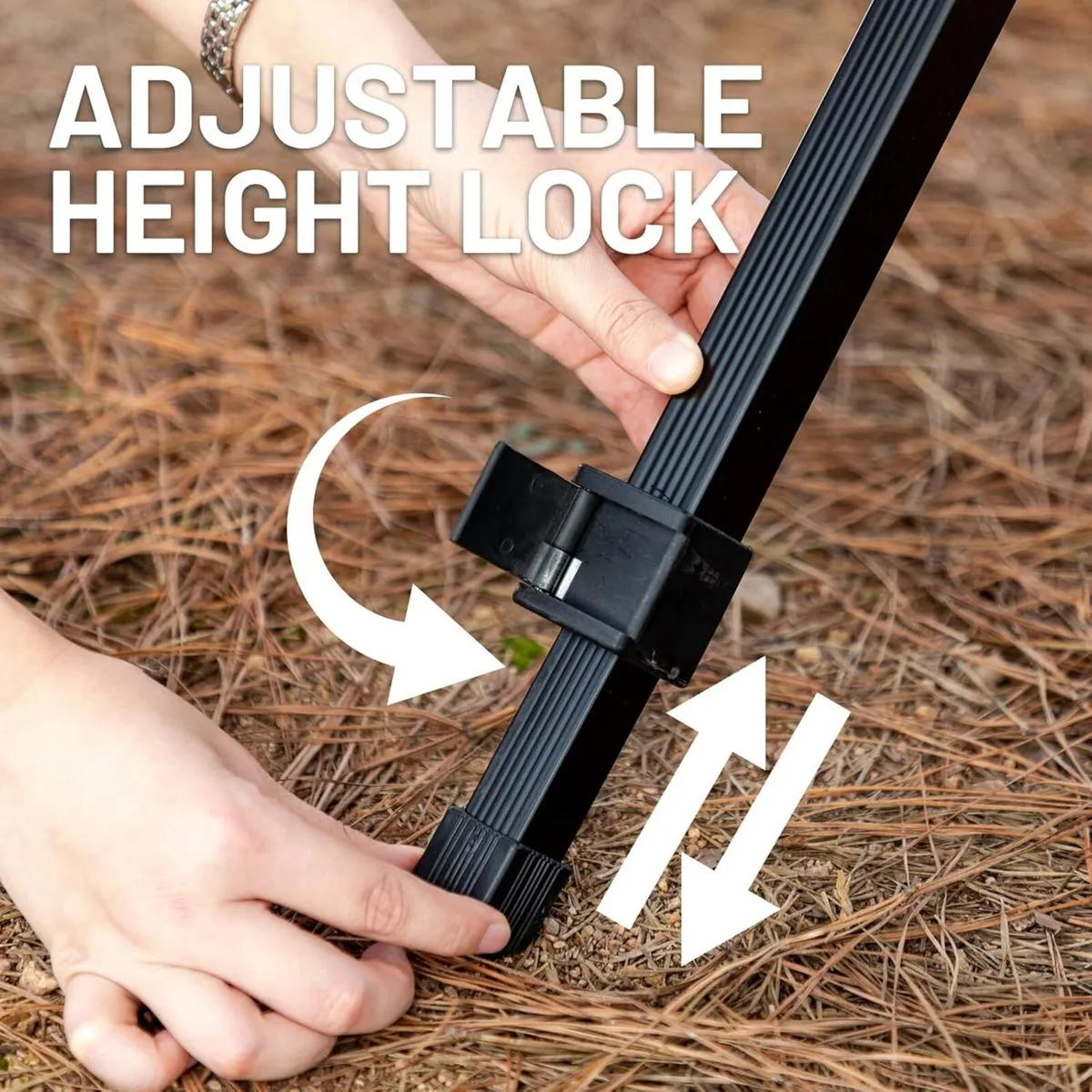 Folding Camping Table Fold up Aluminum Foldable - Image 4