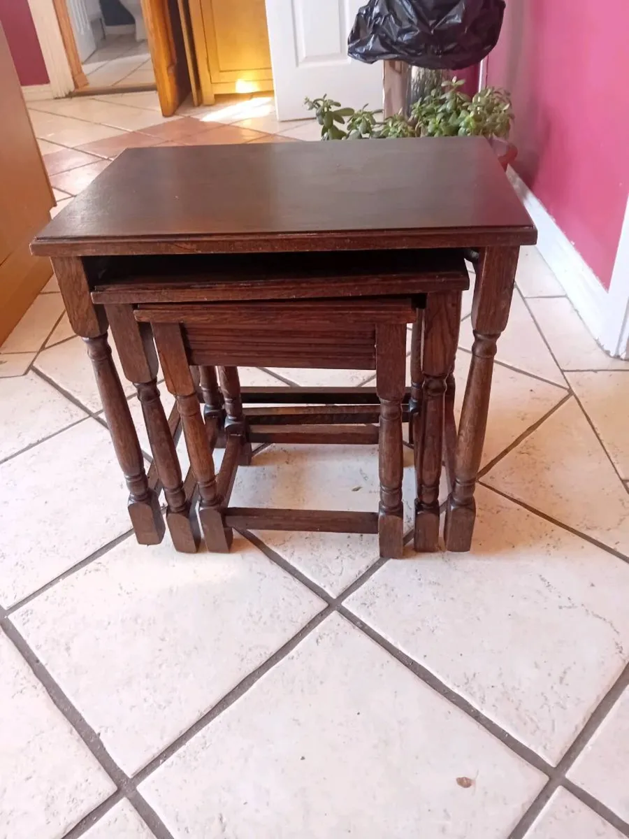 Nest of tables dark oak - Image 2