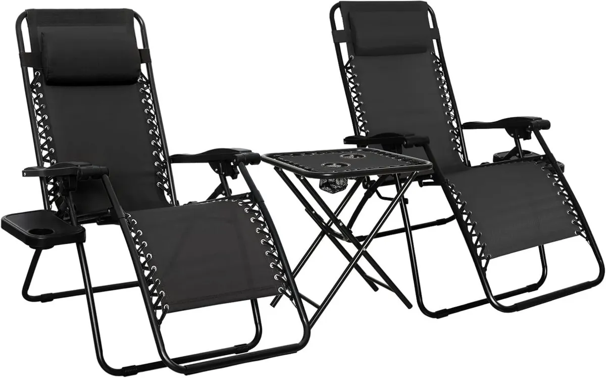 Zero Gravity Chair with Side Table for Relaxing - Image 1