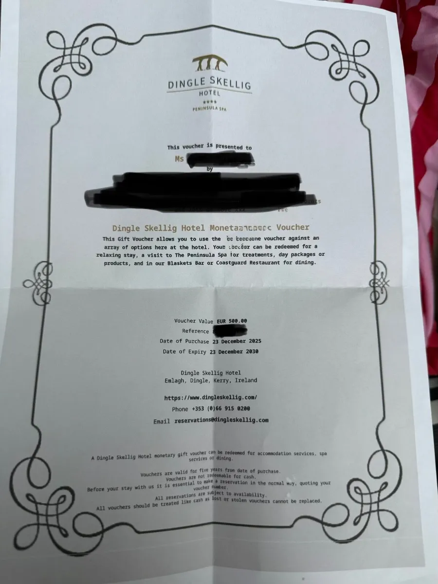 Dingle Skellig gift voucher - Image 2