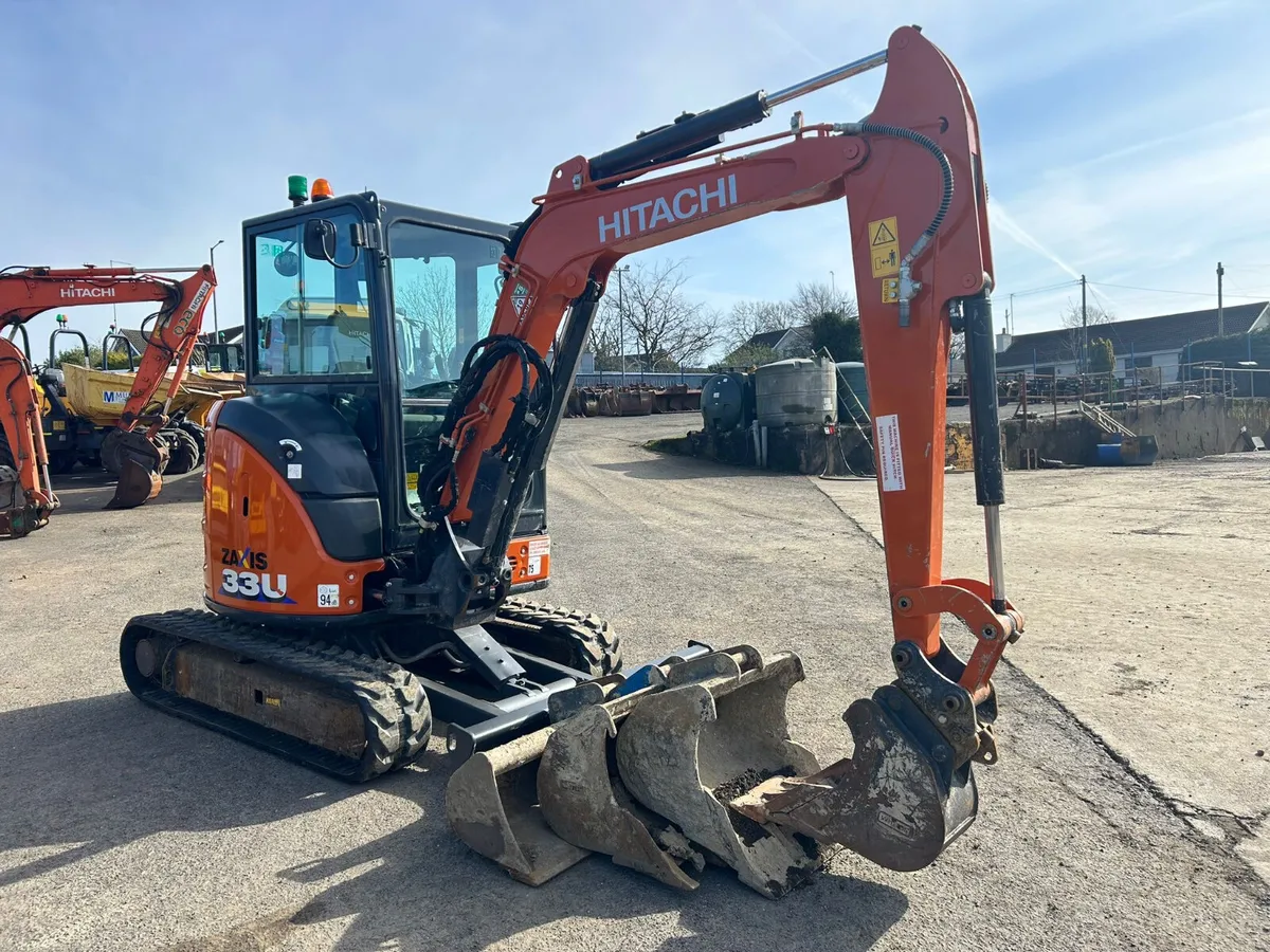 2023 Hitachi ZX33U-6 Only 2100Hrs -MULLANS - Image 4