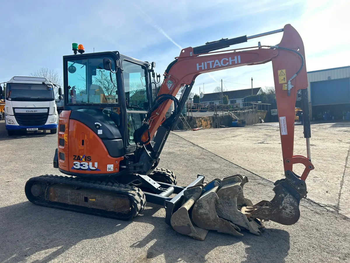 2023 Hitachi ZX33U-6 Only 2100Hrs -MULLANS - Image 1