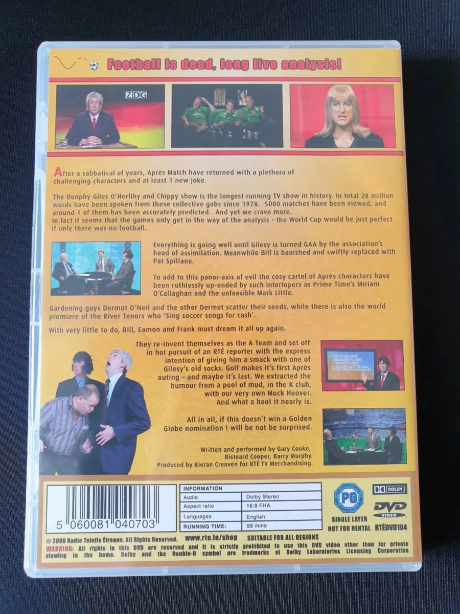 Apres Match DVD The Best of 2006 RTE Soccer - Image 2