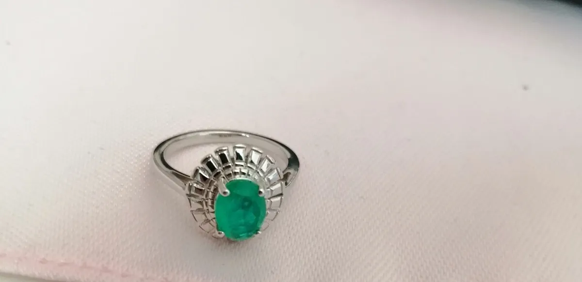 Sterling silver ring Size N - Image 3