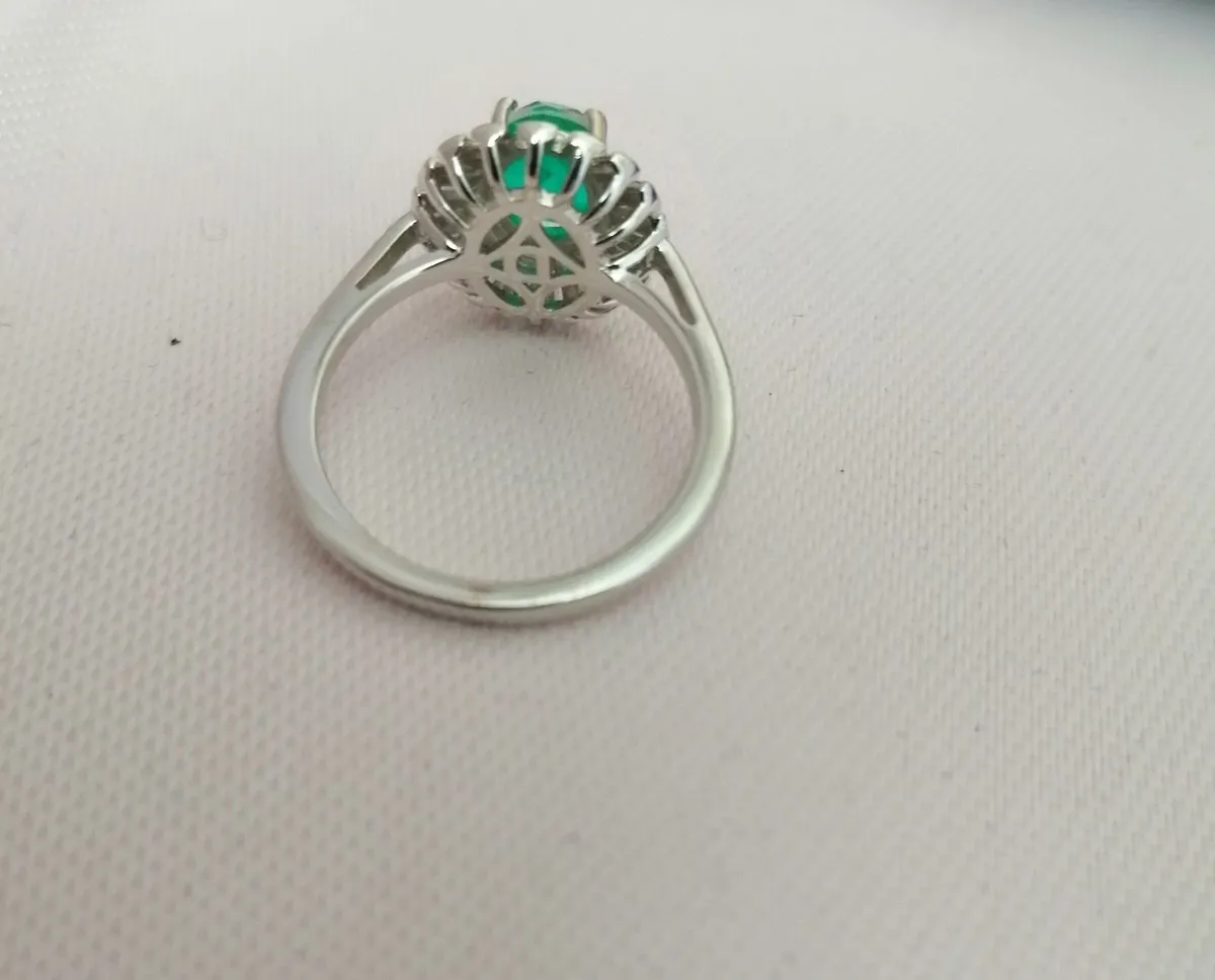 Sterling silver ring Size N - Image 4