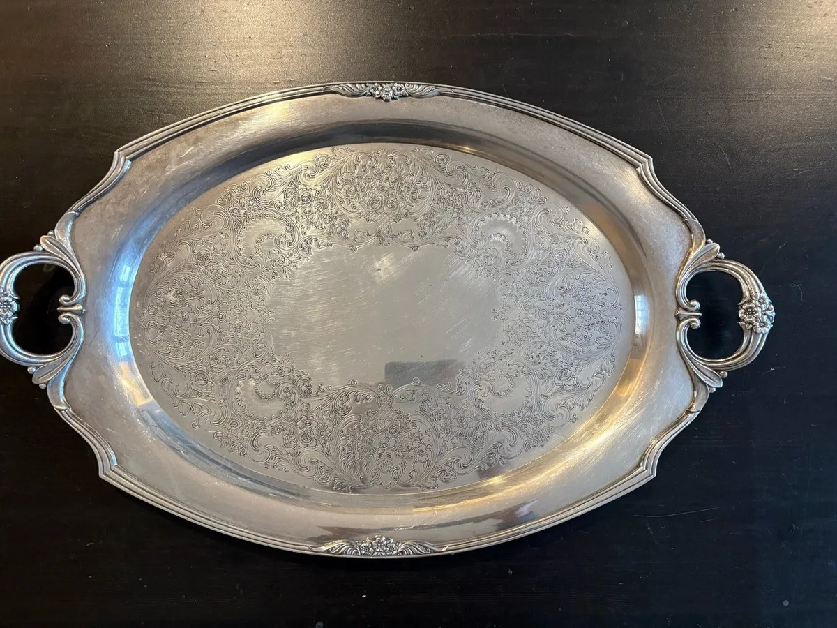 Antique Silver Platter. STEAL! - Image 1