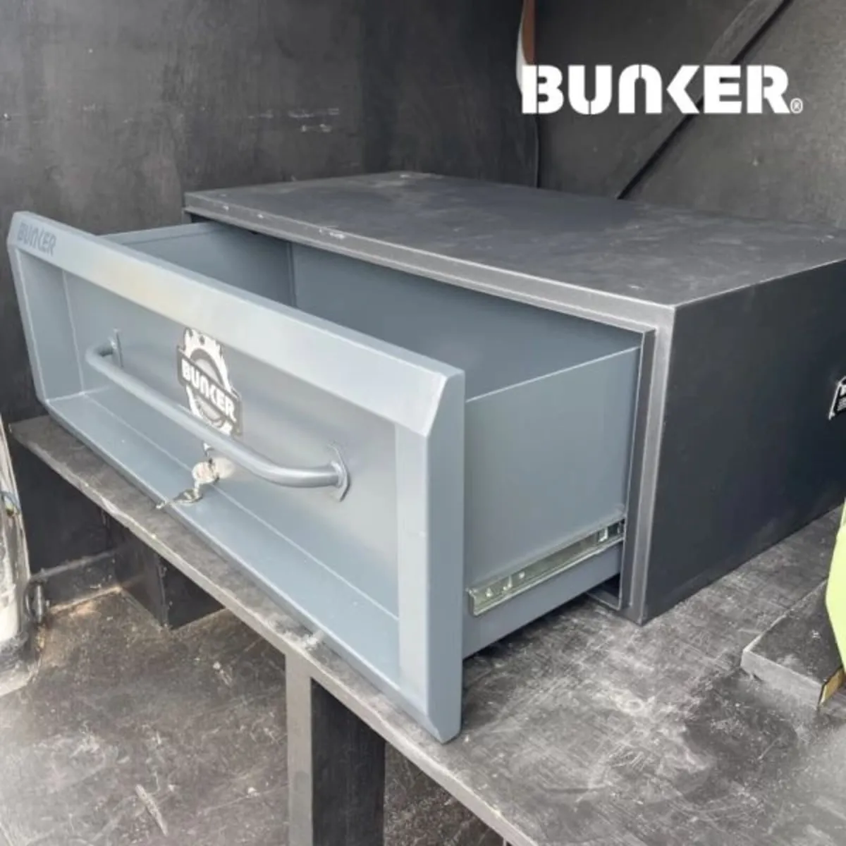 Bunker® K1 Stacking Box, Grey (07134) - Image 2