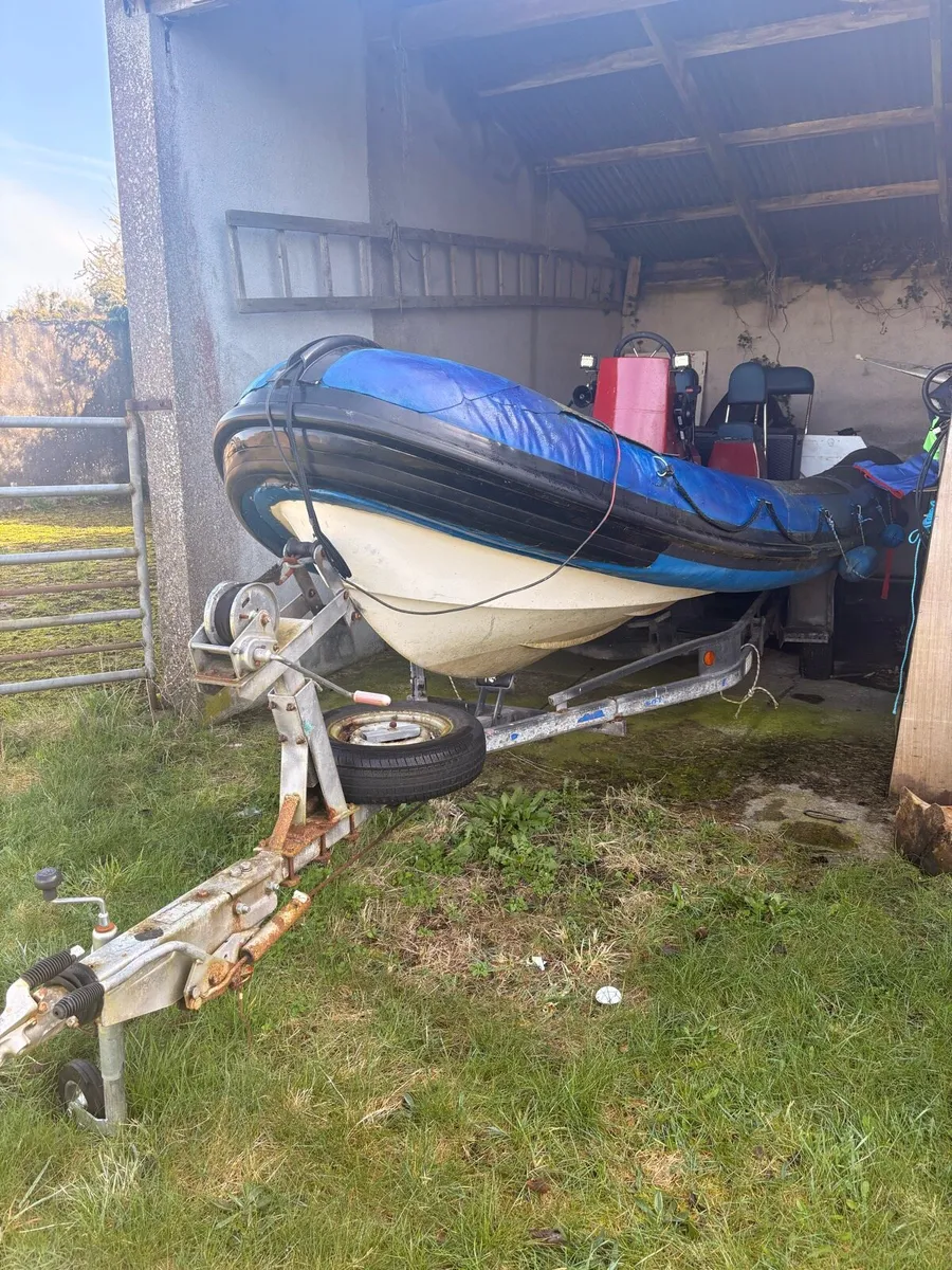 7m rib engine and trailer - Image 3