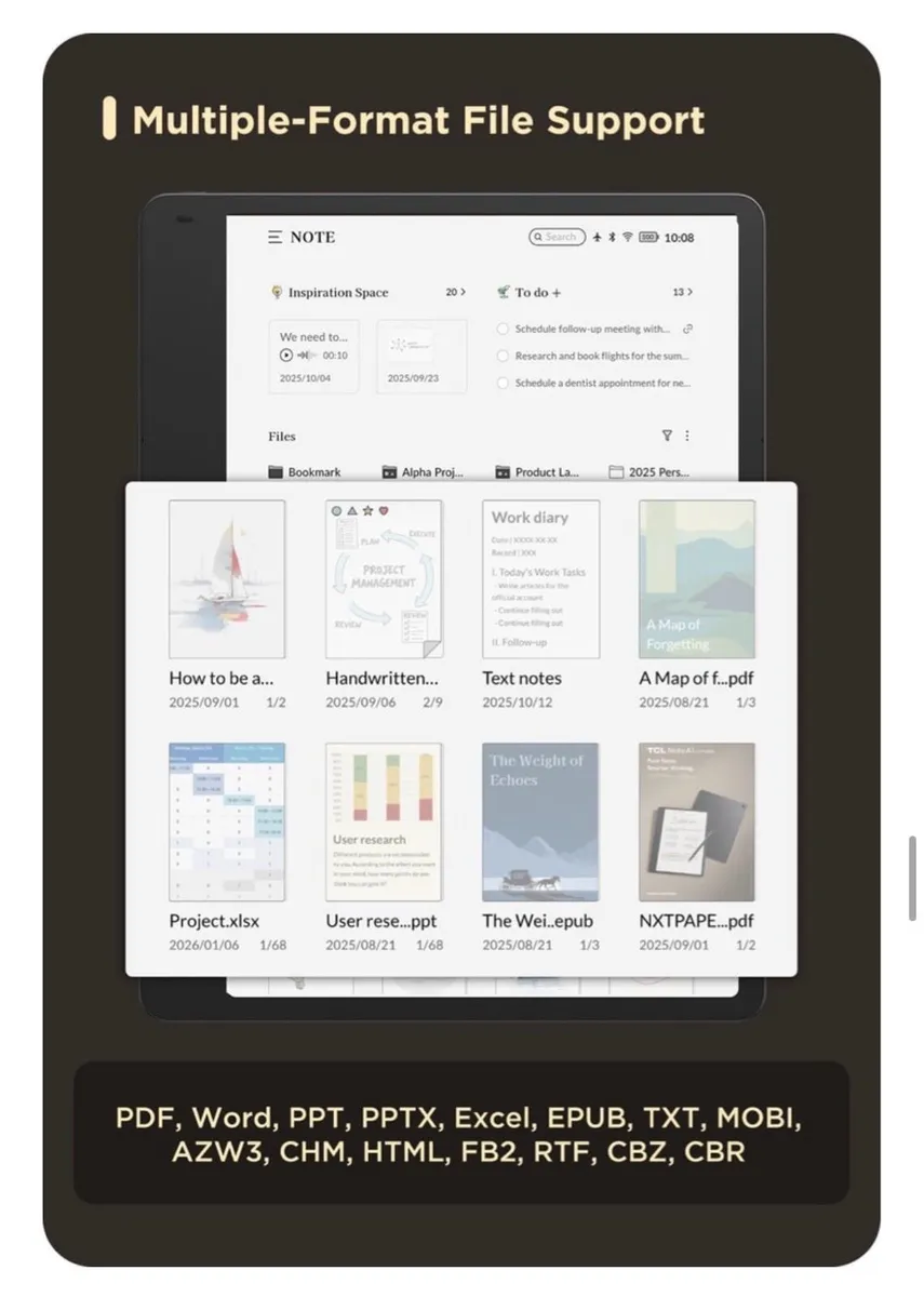 TCL Note A1 NXTPAPER e-ink tablet - Image 3