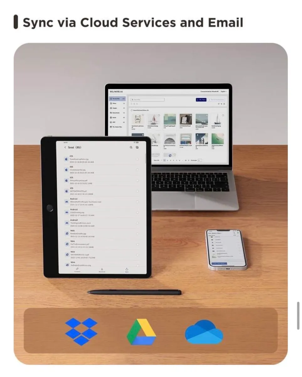 TCL Note A1 NXTPAPER e-ink tablet - Image 4