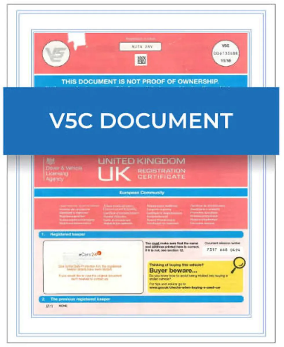 V5 Lost Log book , REPLACEMENT LOGBOOKS - Image 2